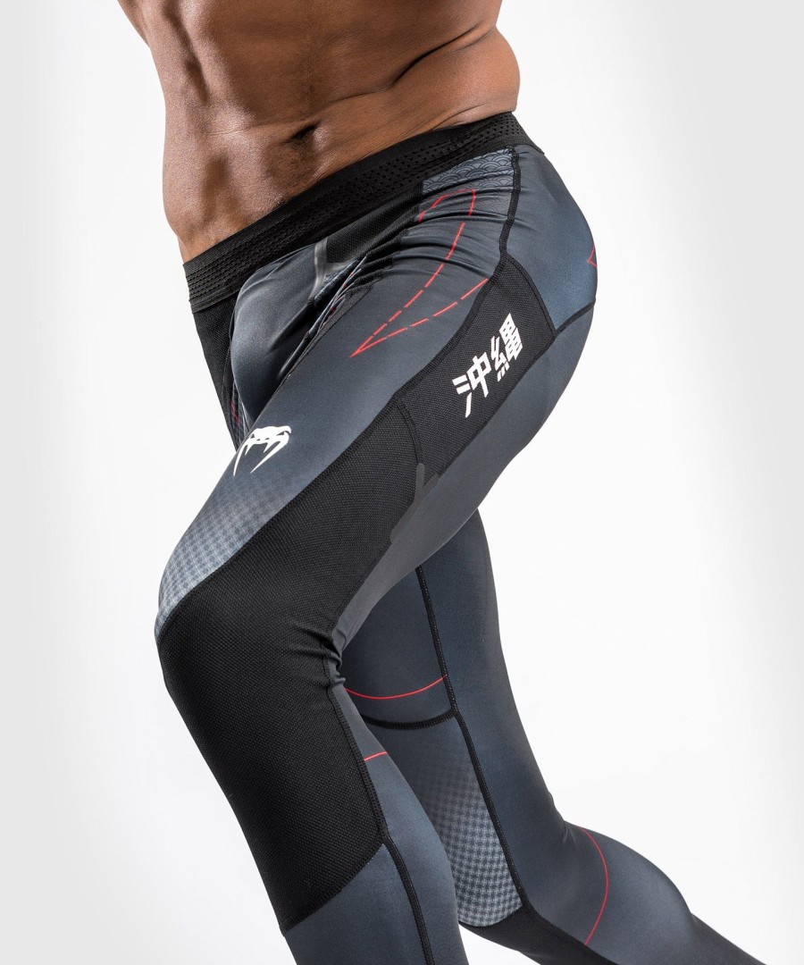 venum okinawa 3.0 kompressionstights - sortrød