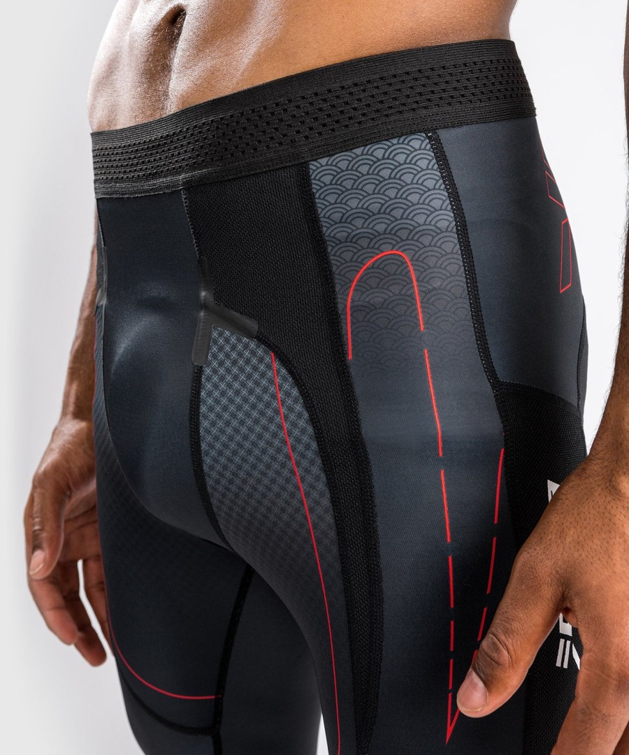 venum okinawa 3.0 kompressionstights - sortrød