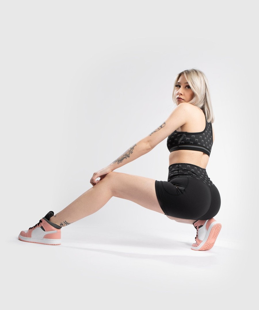 venum monogram kompressionsshorts - til kvinder - sortpink gold