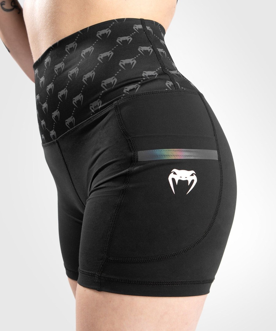 venum monogram kompressionsshorts - til kvinder - sortpink gold