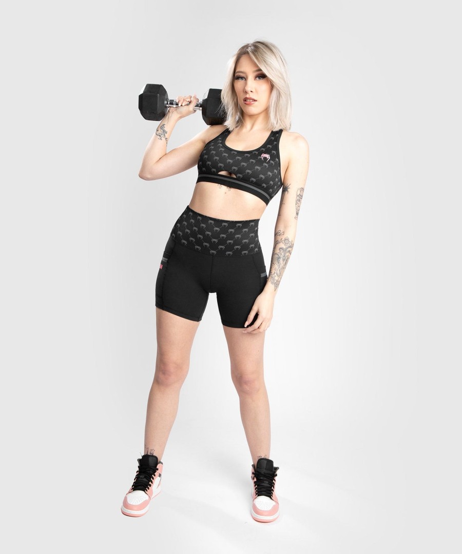 venum monogram kompressionsshorts - til kvinder - sortpink gold