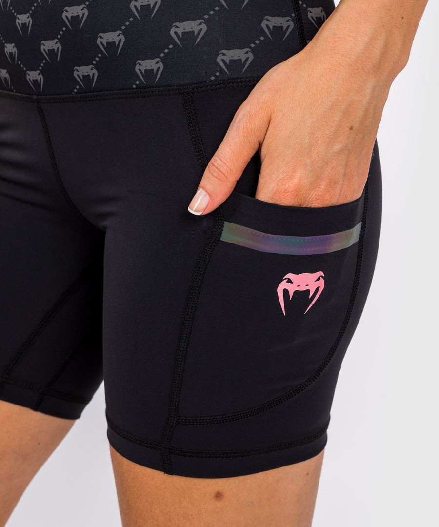 venum monogram kompressionsshorts - til kvinder - sortpink gold