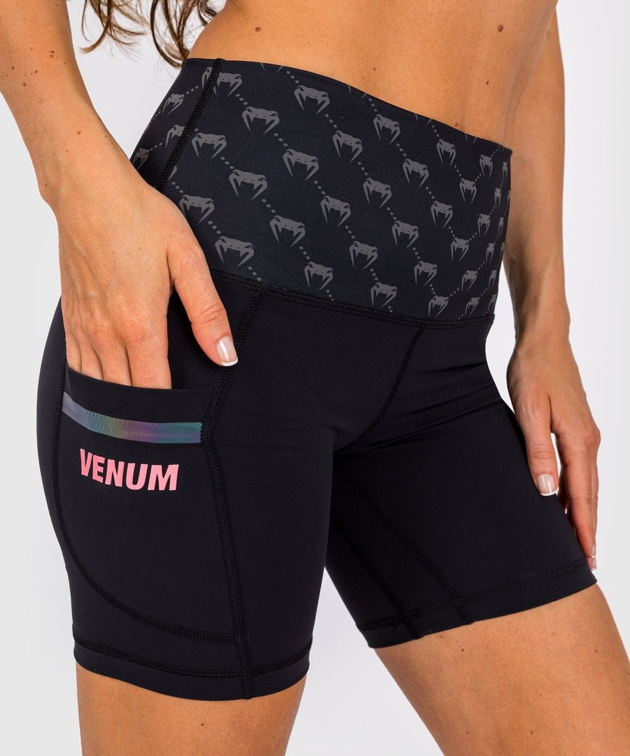 venum monogram kompressionsshorts - til kvinder - sortpink gold