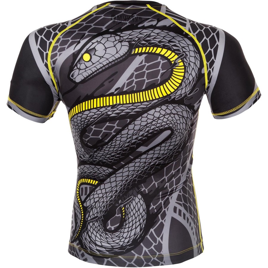 venum snaker rashguard - kortærmet - sortgul