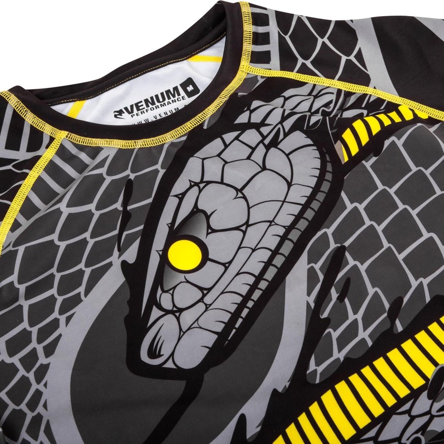 venum snaker rashguard - kortærmet - sortgul