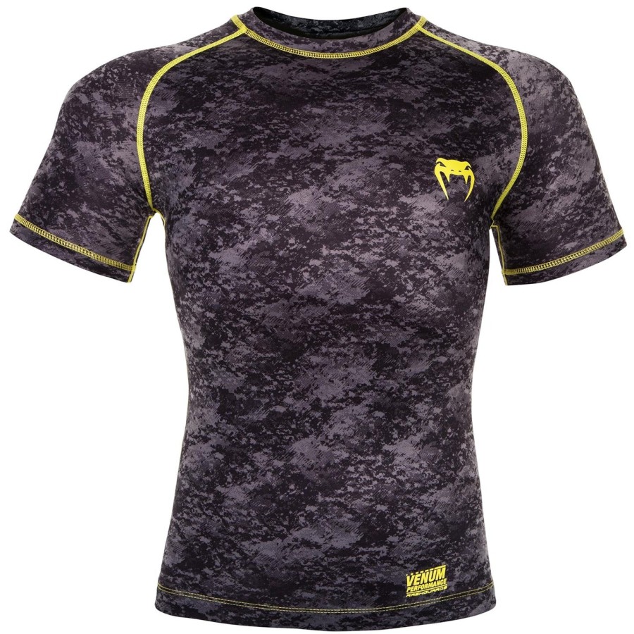 venum tramo rashguard - kortærmet - sortgul