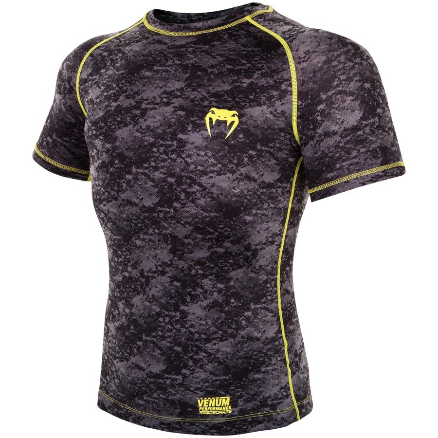 venum tramo rashguard - kortærmet - sortgul
