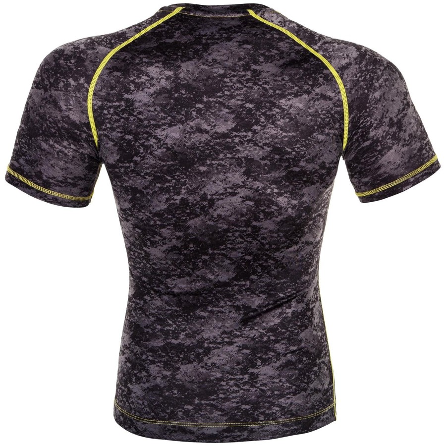 venum tramo rashguard - kortærmet - sortgul