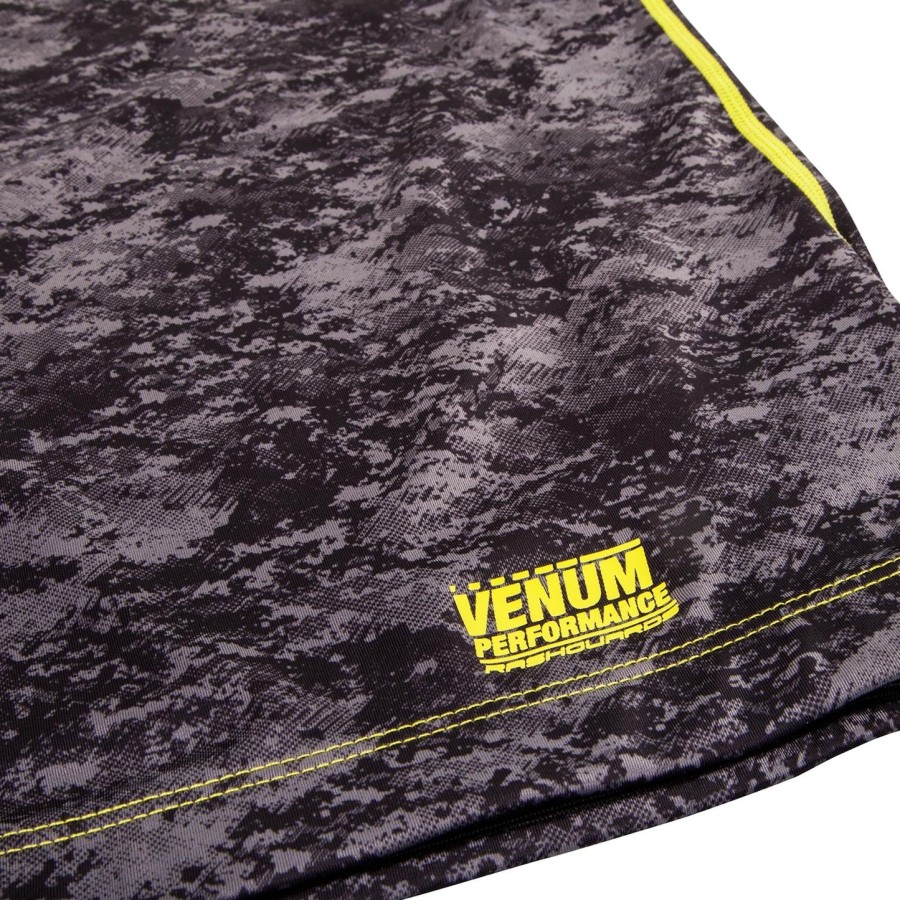 venum tramo rashguard - kortærmet - sortgul