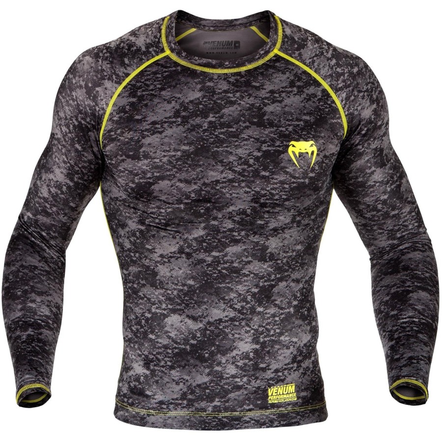 venum tramo rashguard - langærmet - sortgul