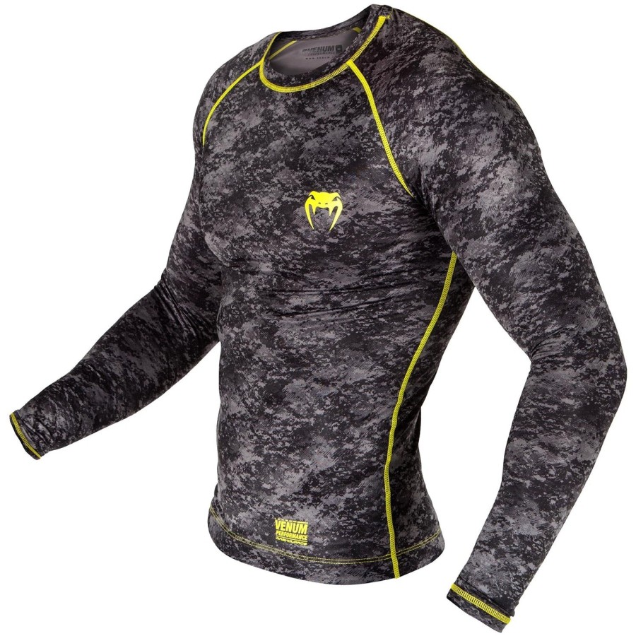 venum tramo rashguard - langærmet - sortgul