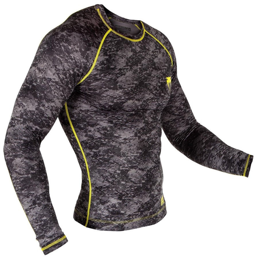 venum tramo rashguard - langærmet - sortgul