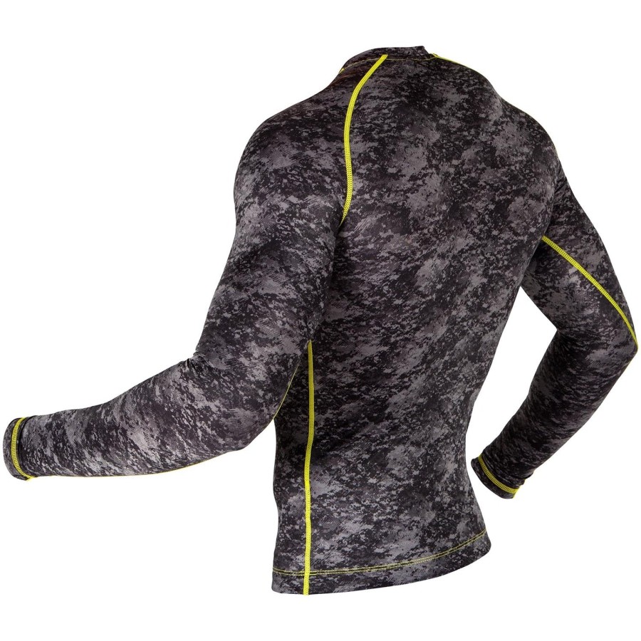 venum tramo rashguard - langærmet - sortgul