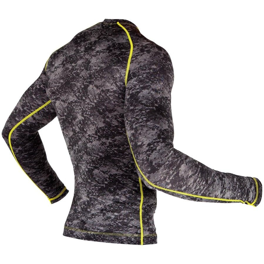 venum tramo rashguard - langærmet - sortgul