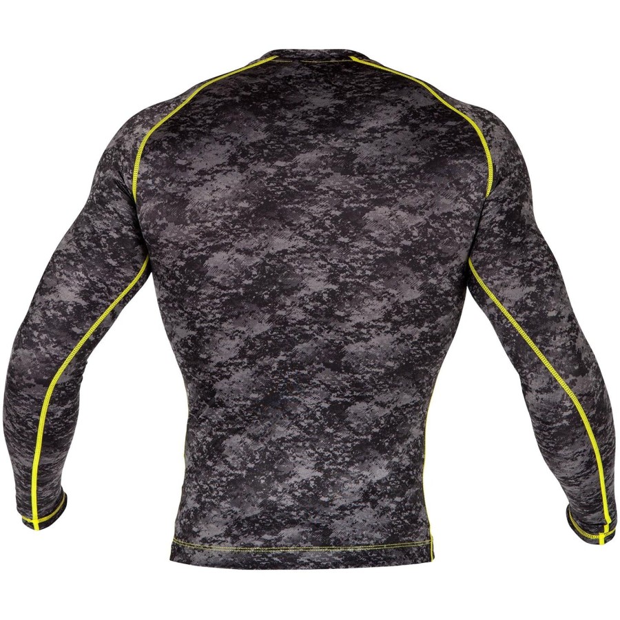 venum tramo rashguard - langærmet - sortgul