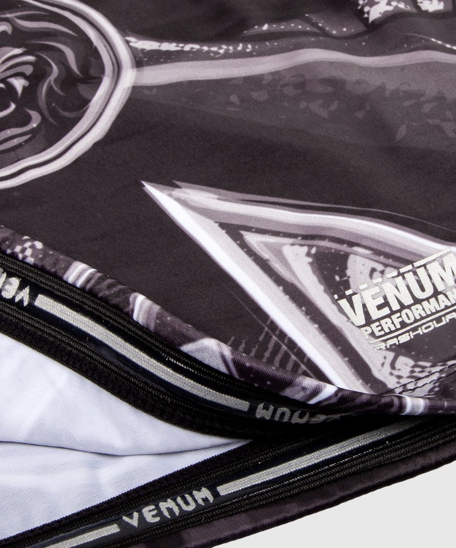 venum gladiator 3.0 rashguard - langærmet - sorthvid