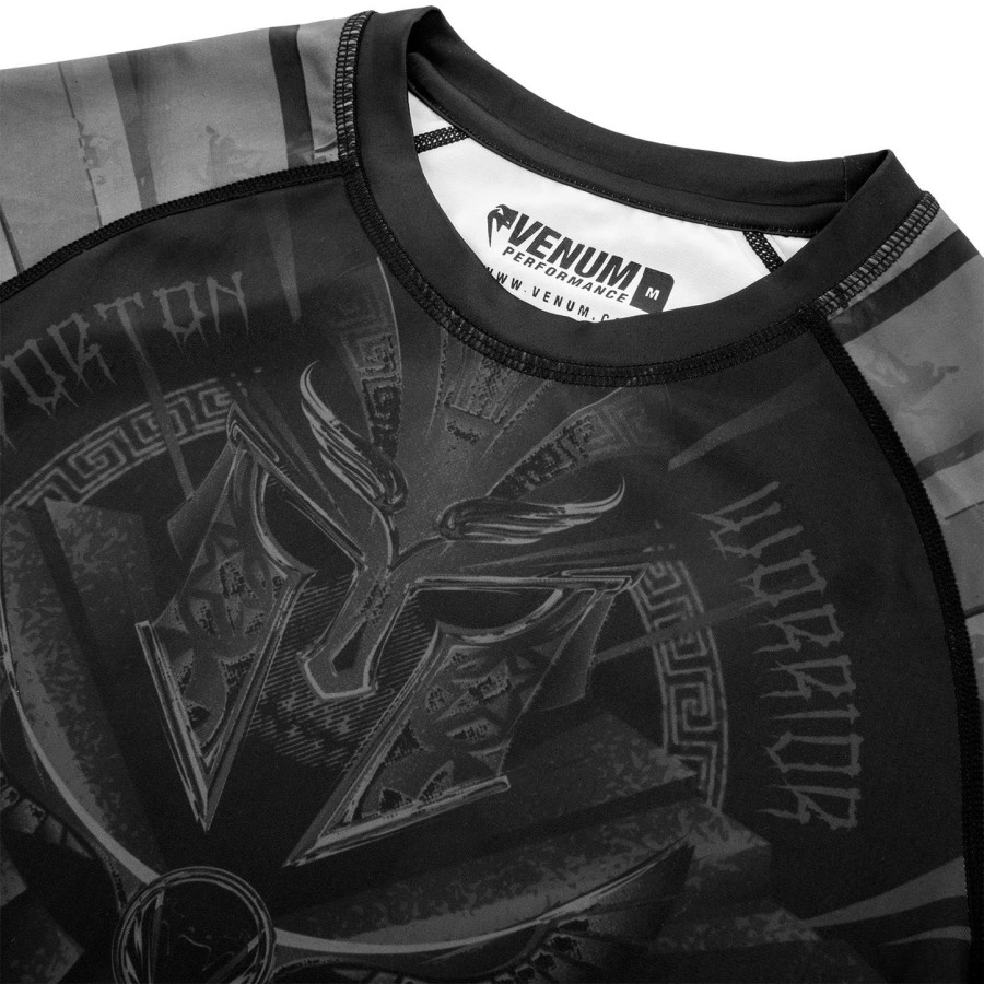 venum gladiator 3.0 rashguard - langærmet - sortsort