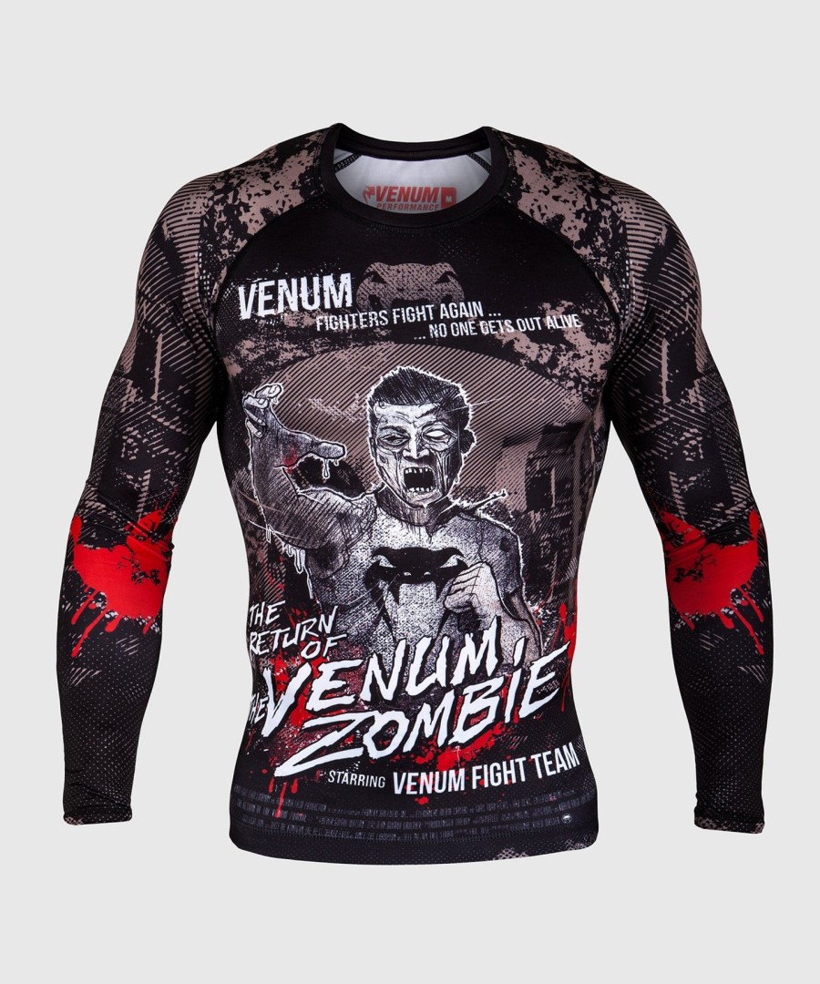 venum zombie return rashguard - langærmet - sort