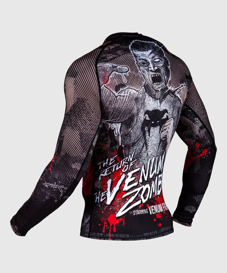 venum zombie return rashguard - langærmet - sort