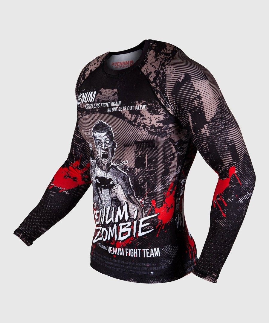 venum zombie return rashguard - langærmet - sort