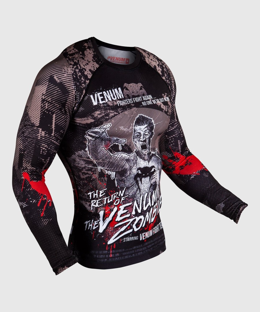 venum zombie return rashguard - langærmet - sort