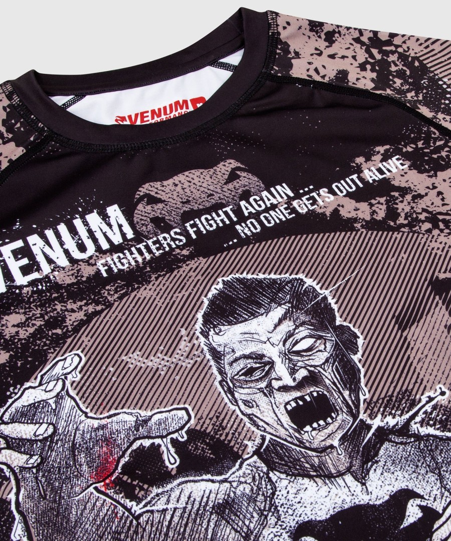 venum zombie return rashguard - langærmet - sort
