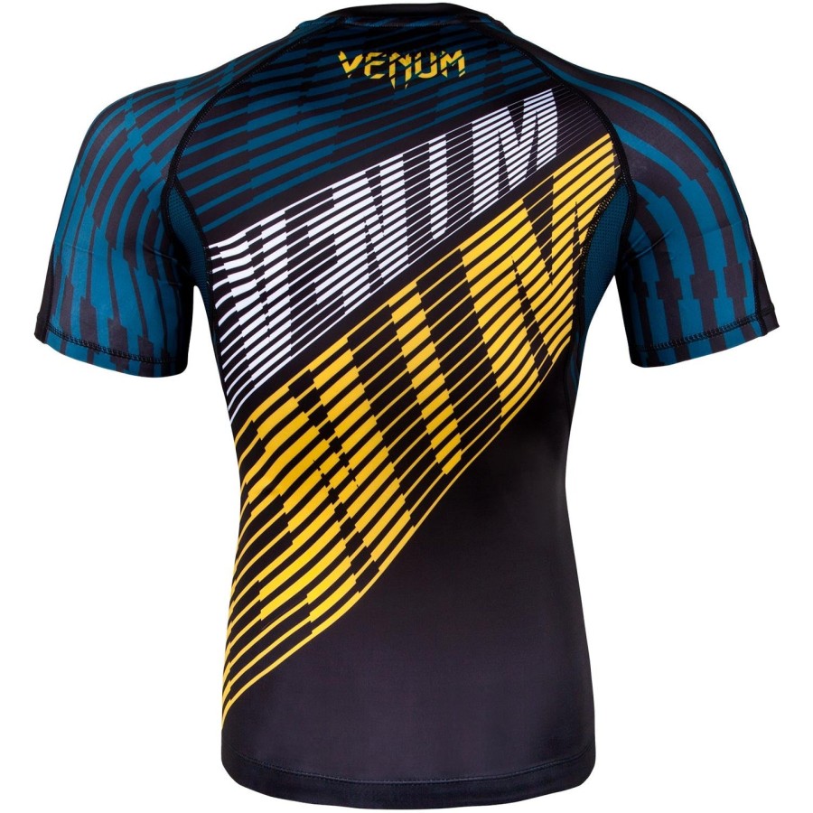 venum plasma rashguard - kortærmet - sortgul