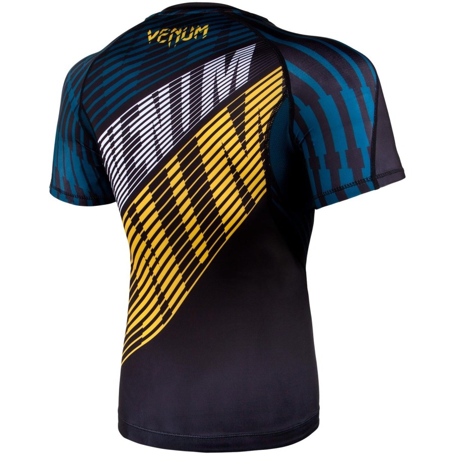 venum plasma rashguard - kortærmet - sortgul