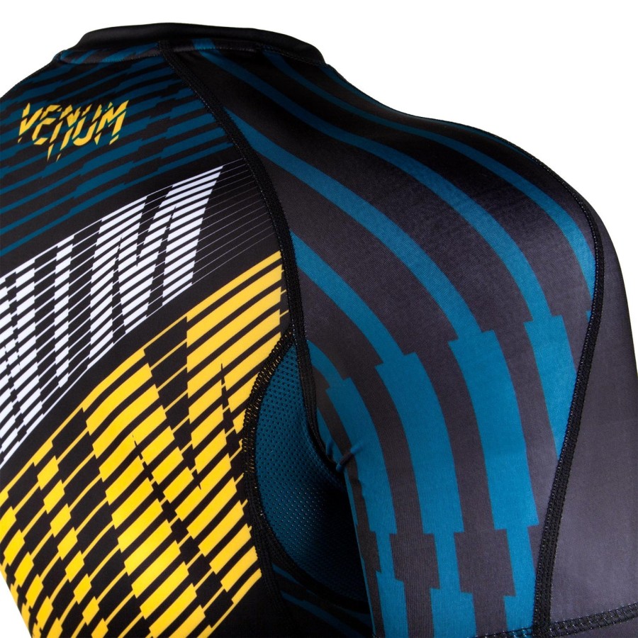 venum plasma rashguard - kortærmet - sortgul