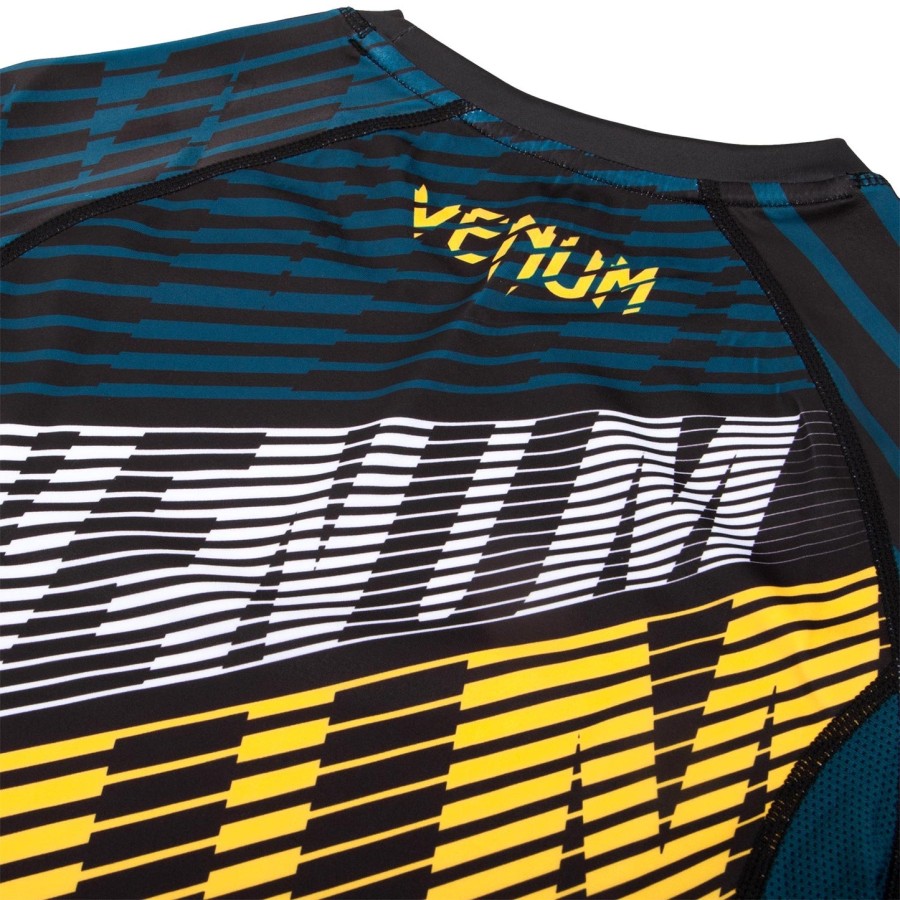 venum plasma rashguard - kortærmet - sortgul