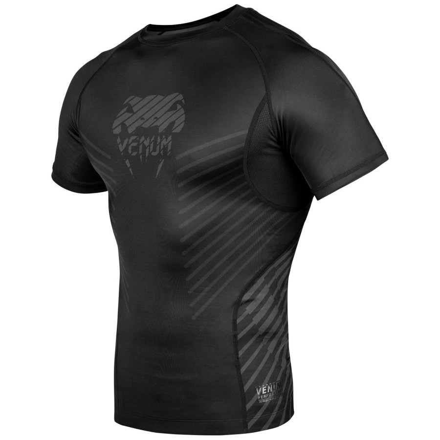 venum plasma rashguard - kortærmet - sortsort