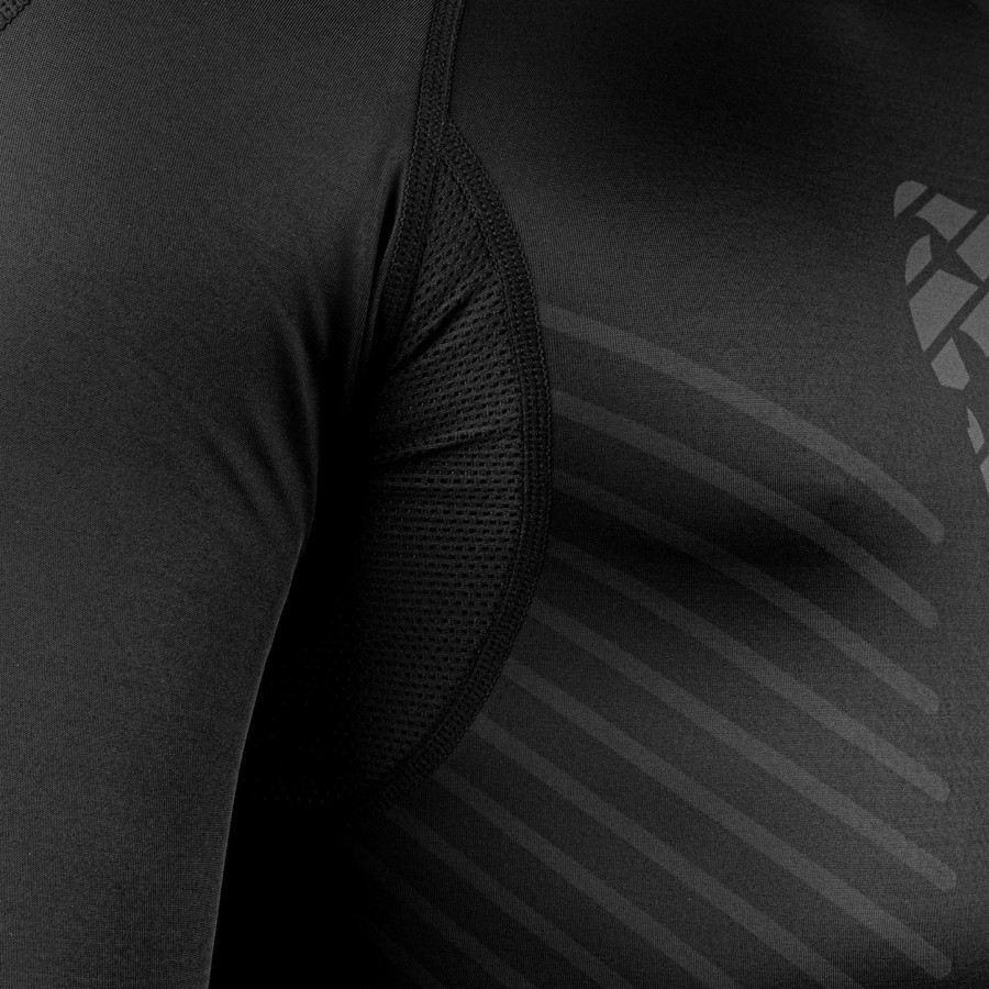 venum plasma rashguard - kortærmet - sortsort