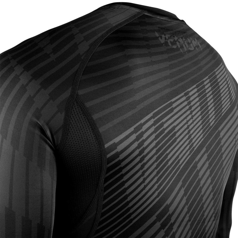 venum plasma rashguard - kortærmet - sortsort