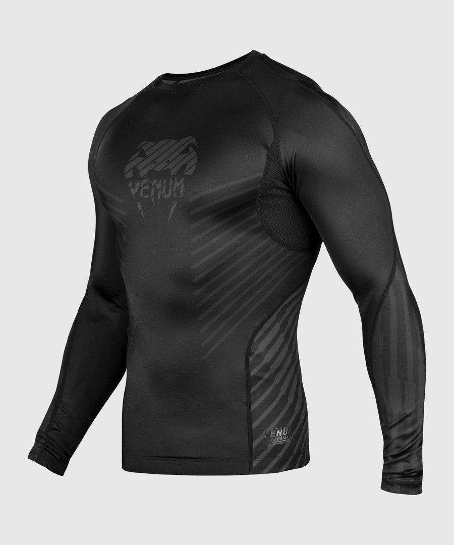 venum plasma rashguard - lange Ærmer - sortsort