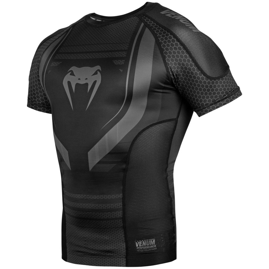 venum technical 2.0 rashguard - kortærmet - sortsort