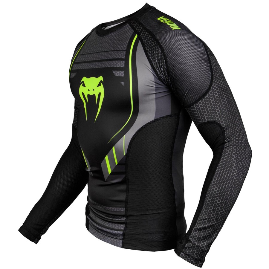 venum technical 2.0 rashguard langærmet - sortgul