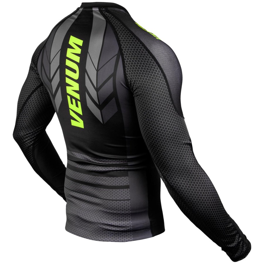 venum technical 2.0 rashguard langærmet - sortgul