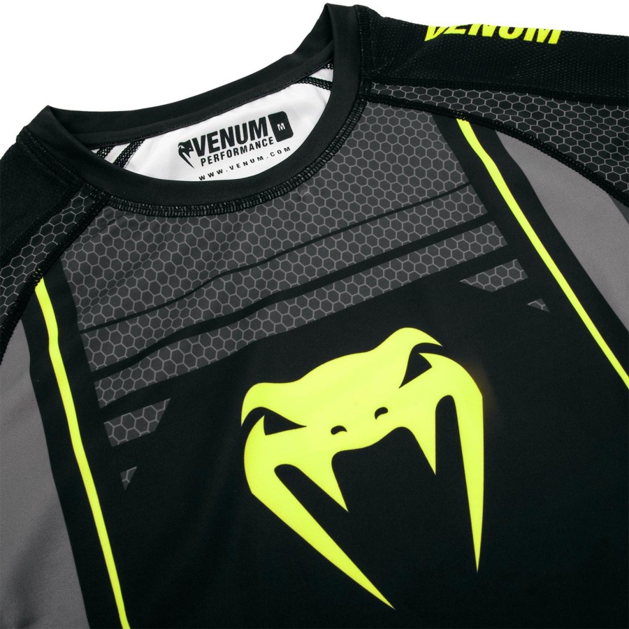 venum technical 2.0 rashguard langærmet - sortgul