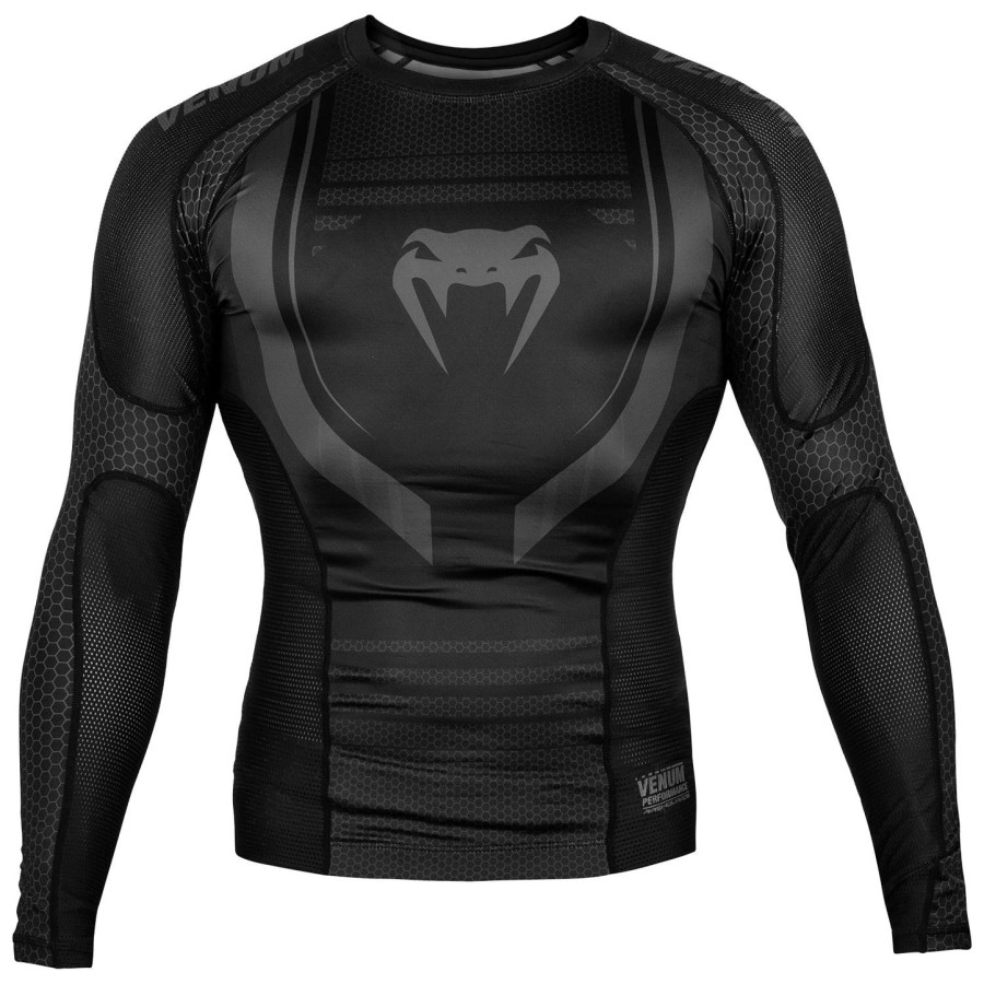venum technical 2.0 rashguard - lange Ærmer - sortsort