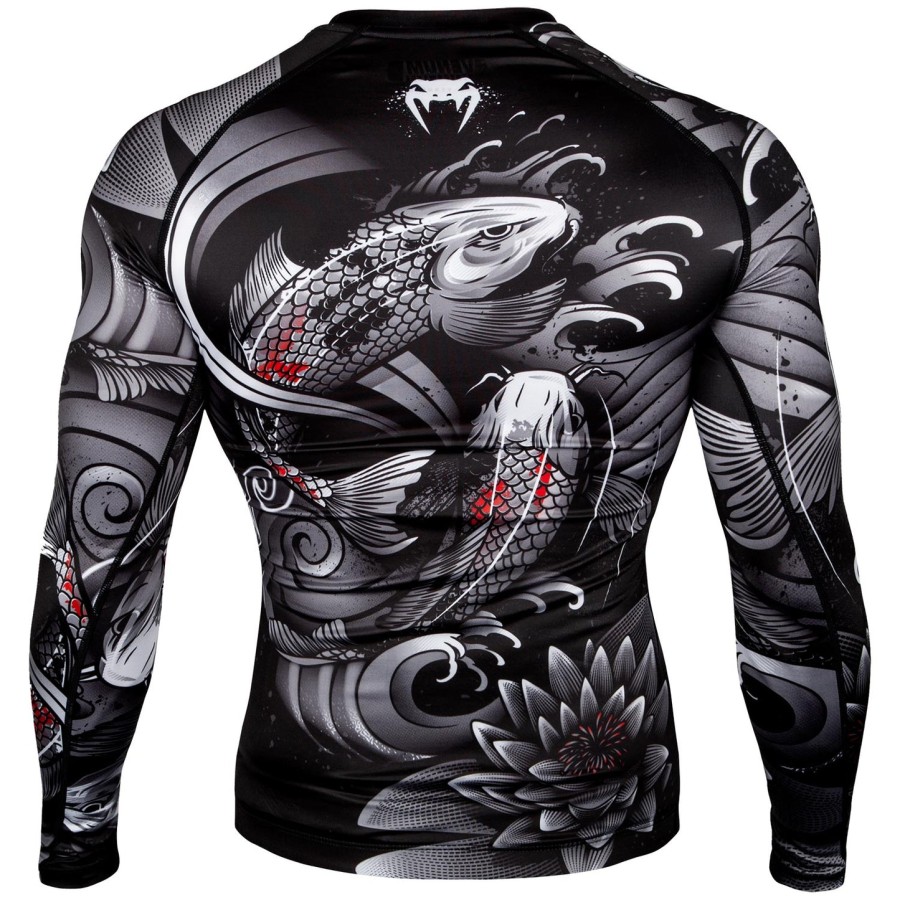 venum koi 2.0 rashguard - langærmet - sorthvid