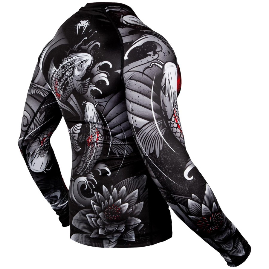 venum koi 2.0 rashguard - langærmet - sorthvid