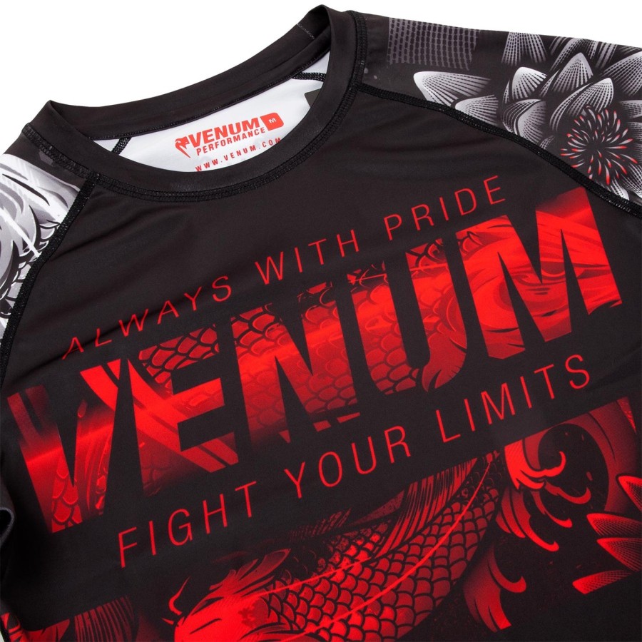 venum koi 2.0 rashguard - langærmet - sorthvid