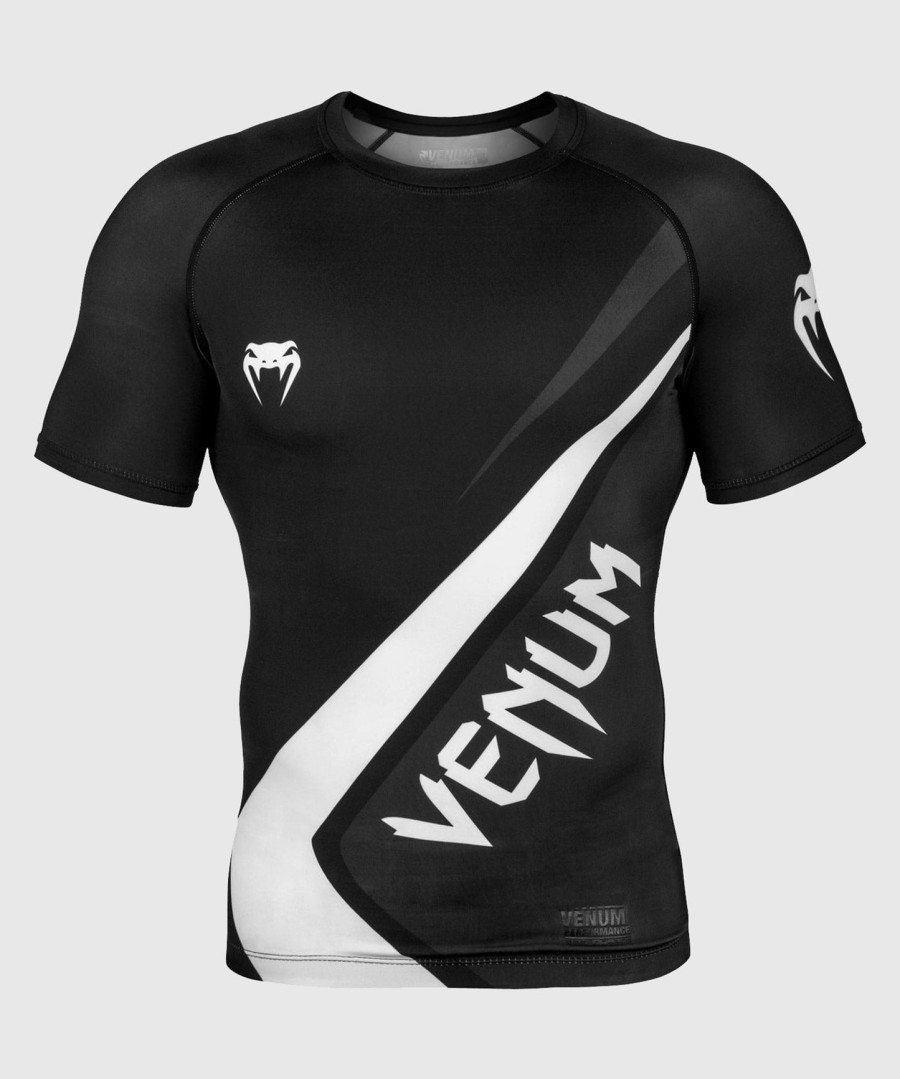 venum contender 4.0 rashguard - kortærmet - sortgrå-hvid