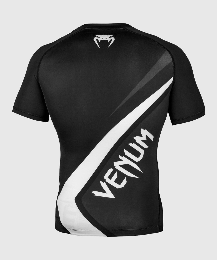 venum contender 4.0 rashguard - kortærmet - sortgrå-hvid