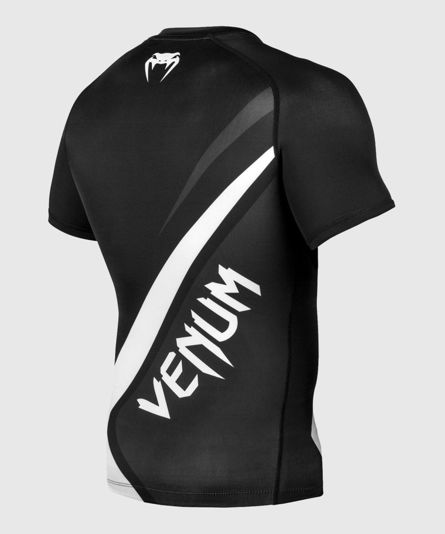 venum contender 4.0 rashguard - kortærmet - sortgrå-hvid