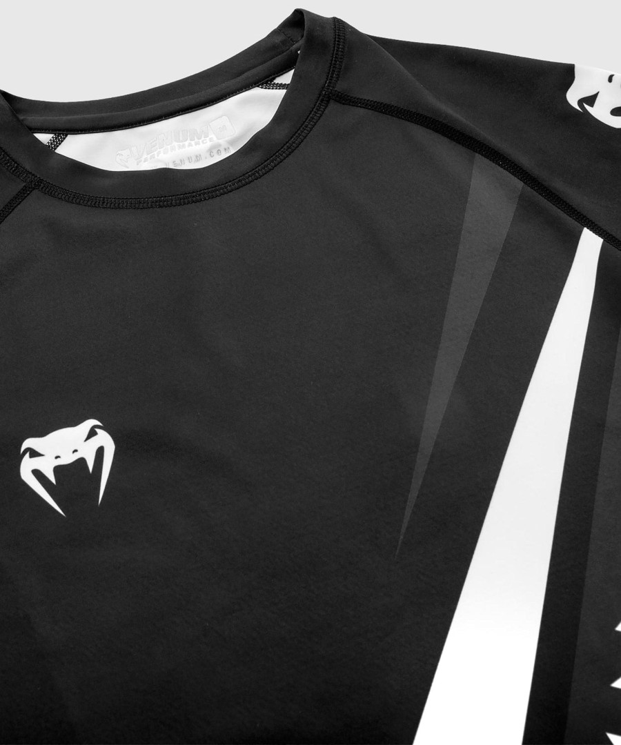 venum contender 4.0 rashguard - kortærmet - sortgrå-hvid