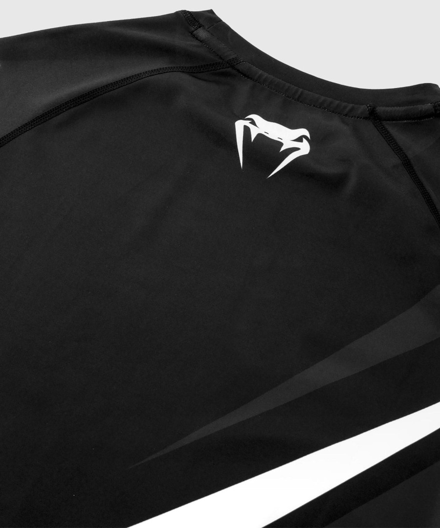 venum contender 4.0 rashguard - kortærmet - sortgrå-hvid