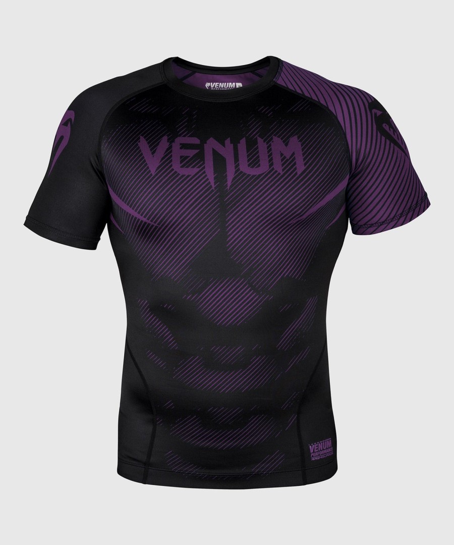 venum nogi 2.0 rashguard - kortærmet - sortlilla