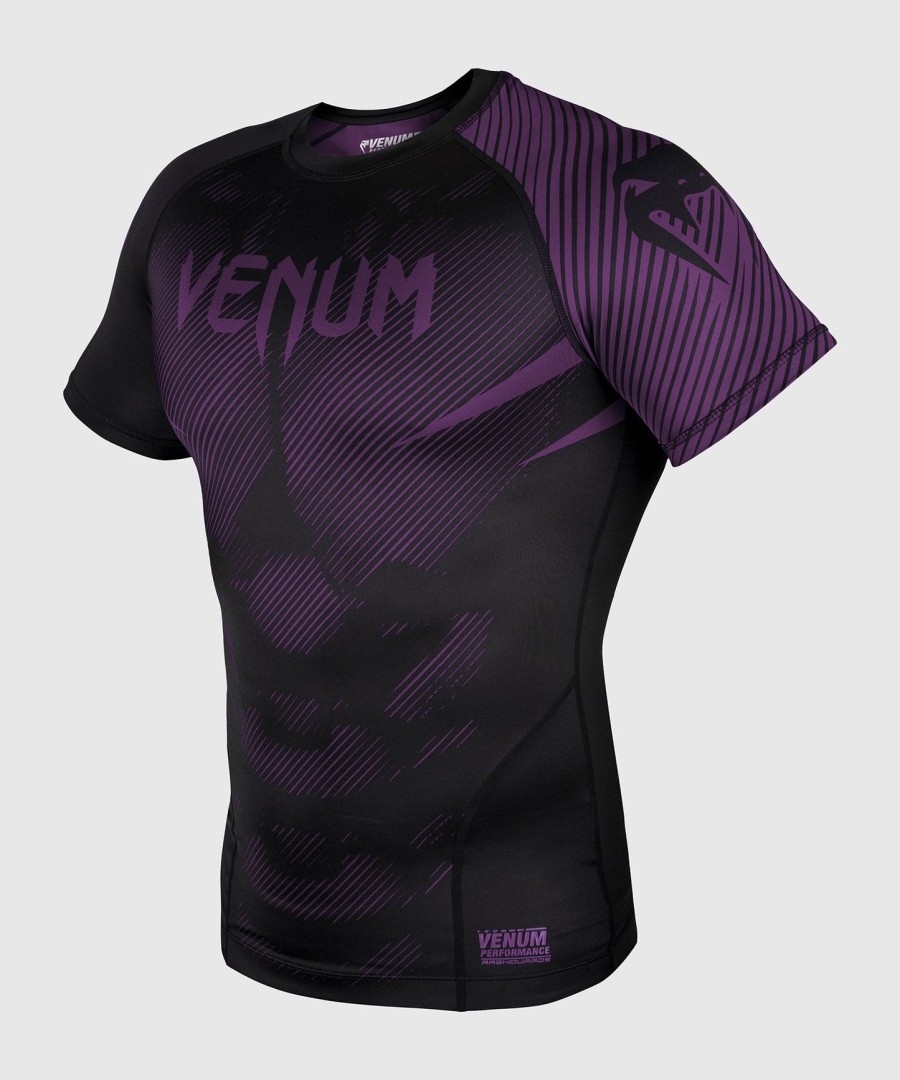 venum nogi 2.0 rashguard - kortærmet - sortlilla