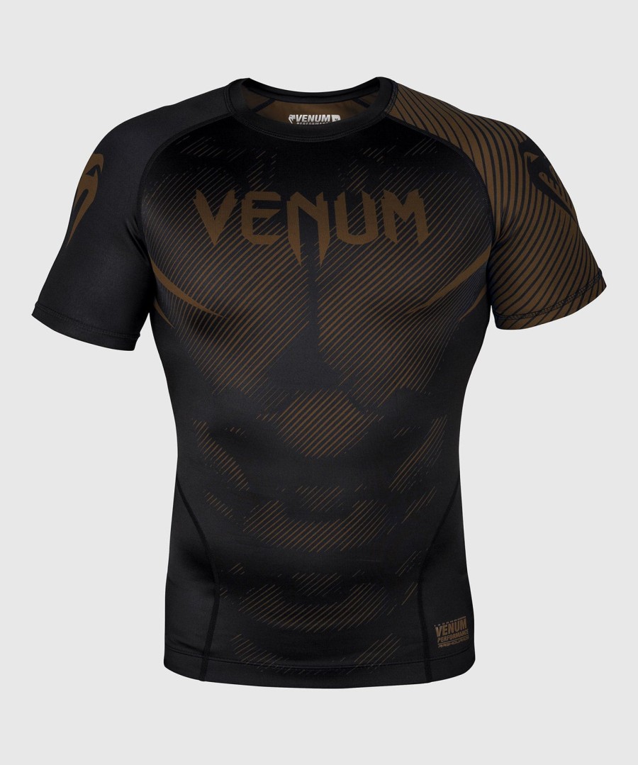 venum nogi 2.0 rashguard - kortærmet - sortbrun